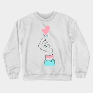 Love at Your Fingertips Crewneck Sweatshirt